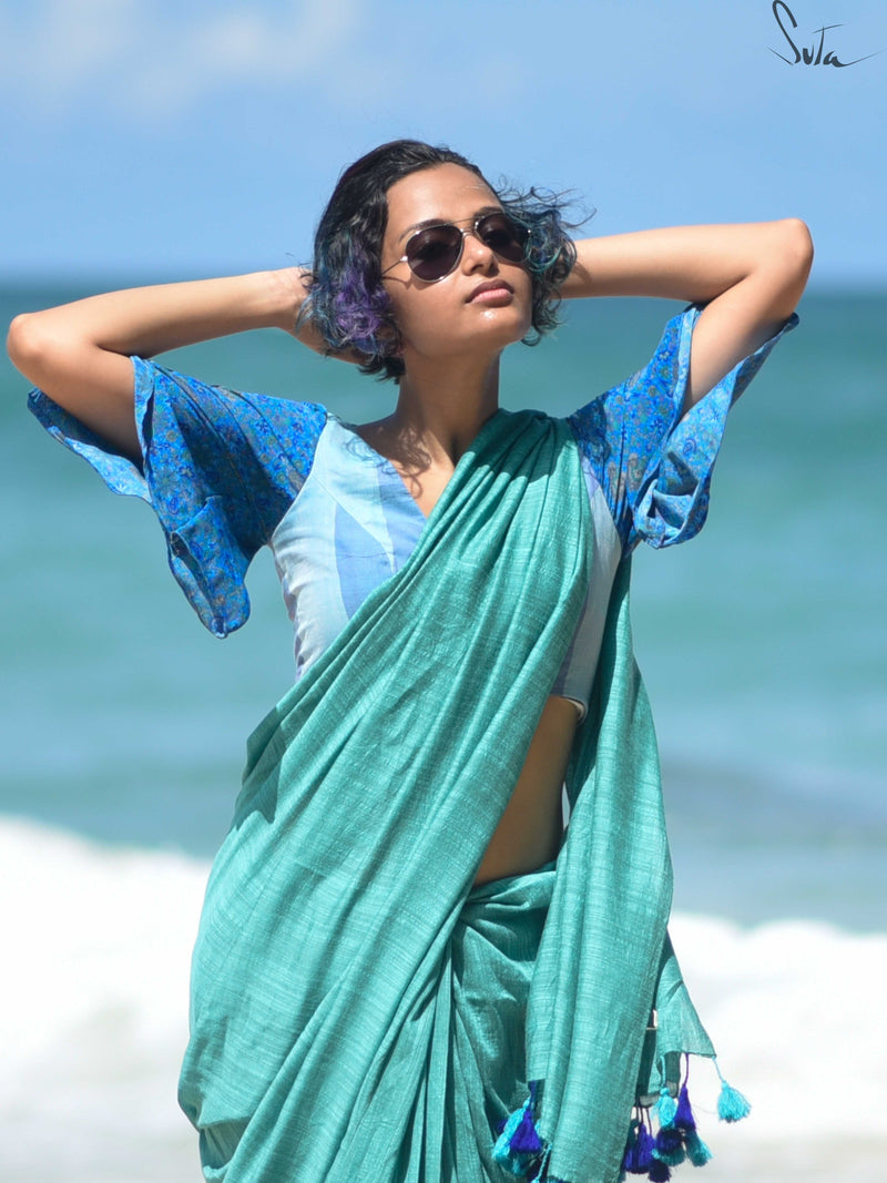 Blue half moon (Blouse)