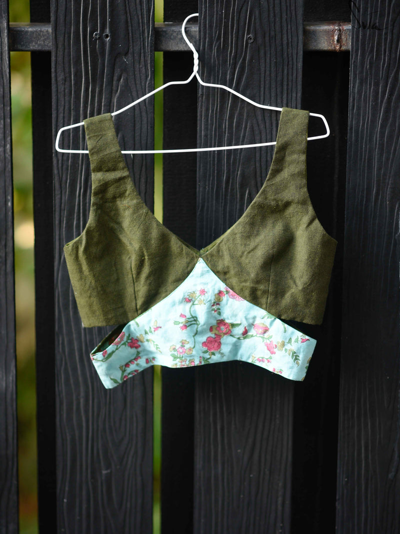 Olive Sky V and V (Blouse)