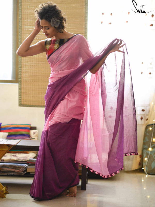 Made in heaven: Pink rose and purple orchid