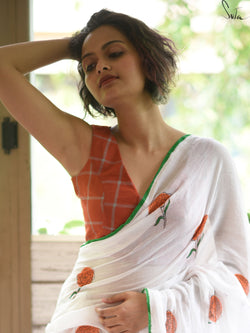 Saffron lines (Blouse)