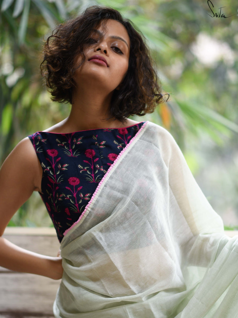 Table rose and night sky (Blouse)