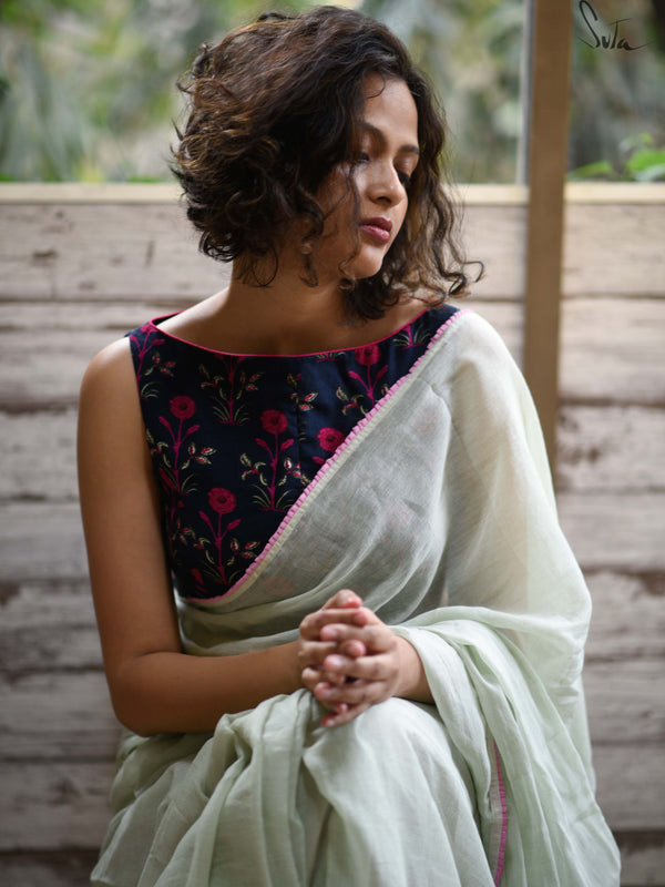 Table rose and night sky (Blouse)