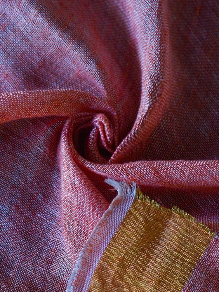 Linen: Peach and gold